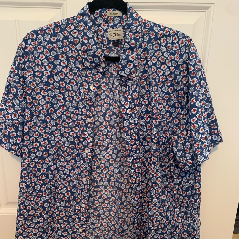Men’s J. Crew Large button up shirt